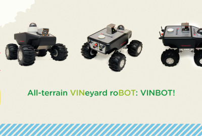 Il rover VinBot permette una gestione ottimizzata della vigna.