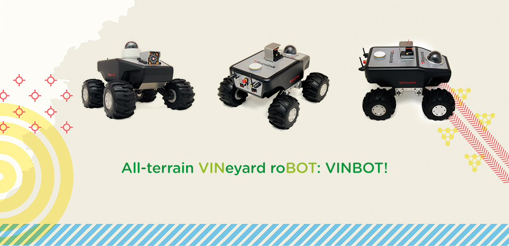 Il rover VinBot permette una gestione ottimizzata della vigna.